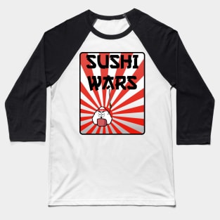 Sushi Wars Lover Lovers Rice Japan Art Style Gift Funny Otaku Baseball T-Shirt